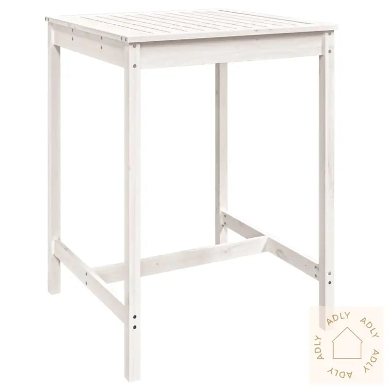 Hagebarsett 5 Deler Hvit Heltre Furu