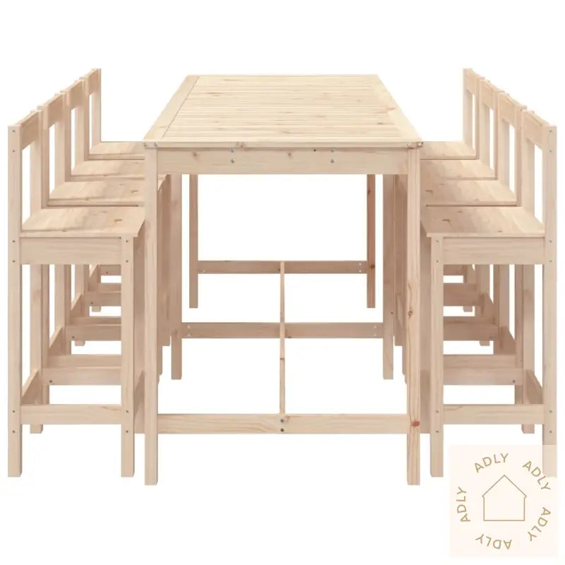Hagebarsett 9 Deler Heltre Furu