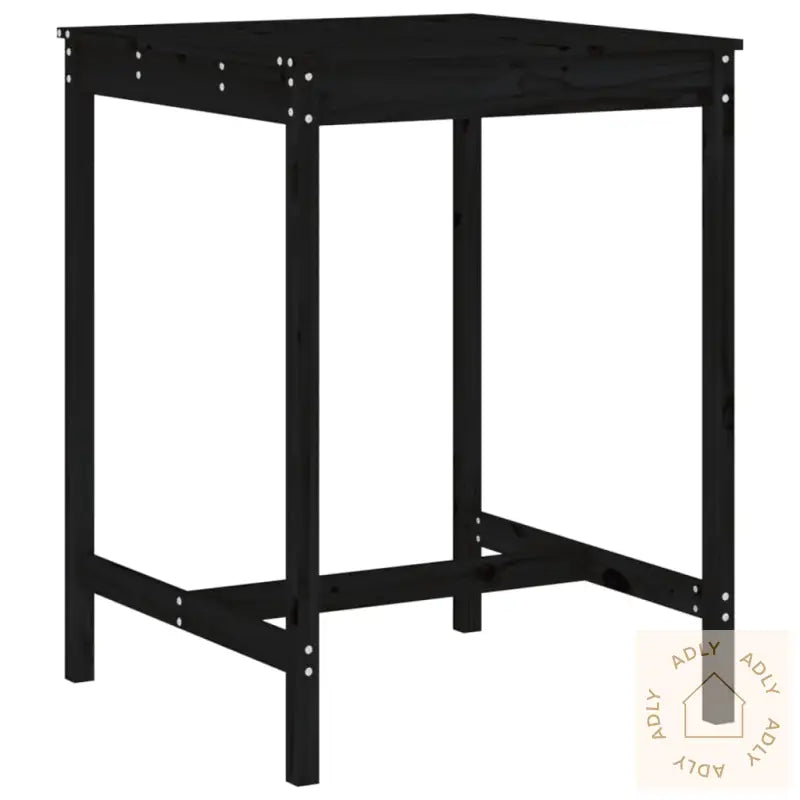 Hagebarsett 3 Deler Svart Heltre Furu