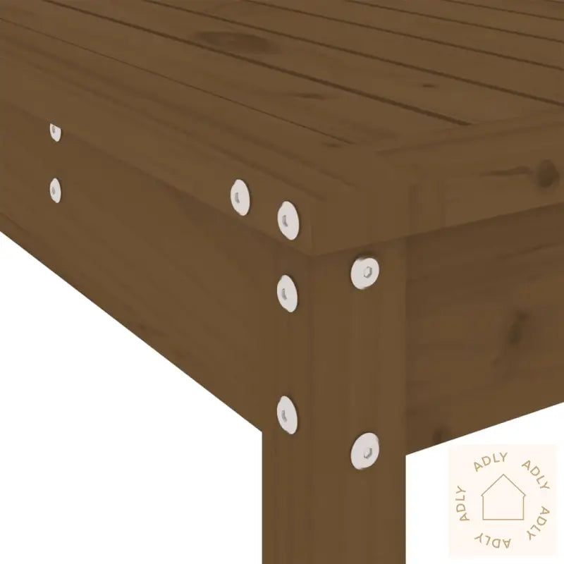 Hagebarsett 5 Deler Honningbrun Heltre Furu