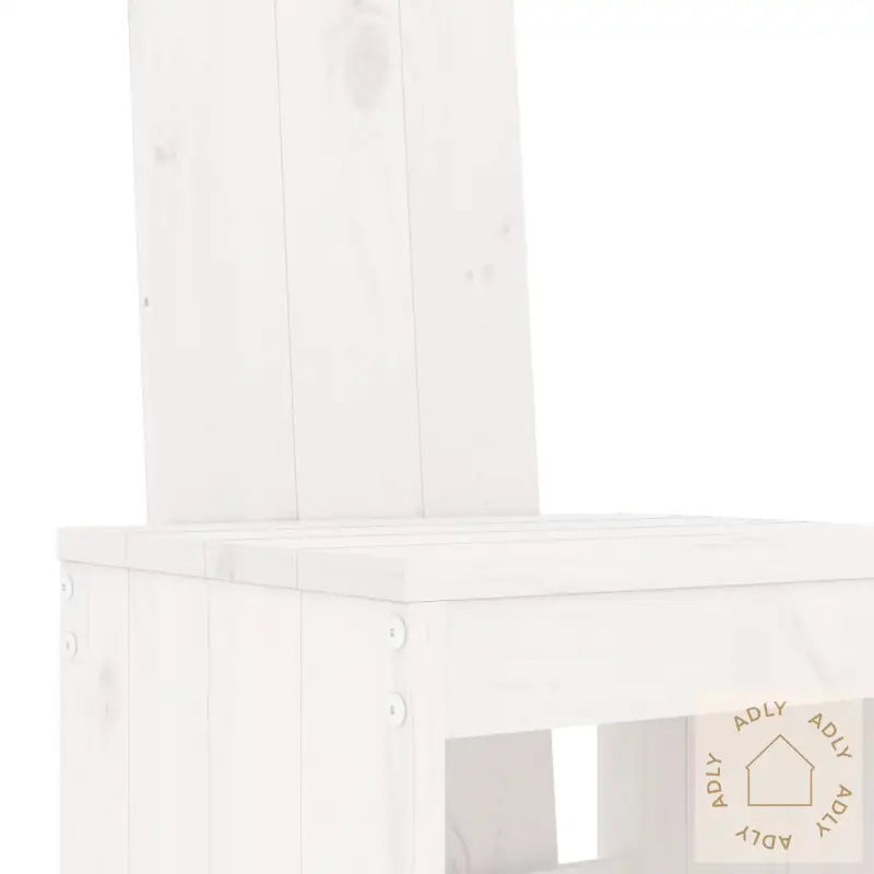 Hagebarsett 9 Deler Hvit Heltre Furu
