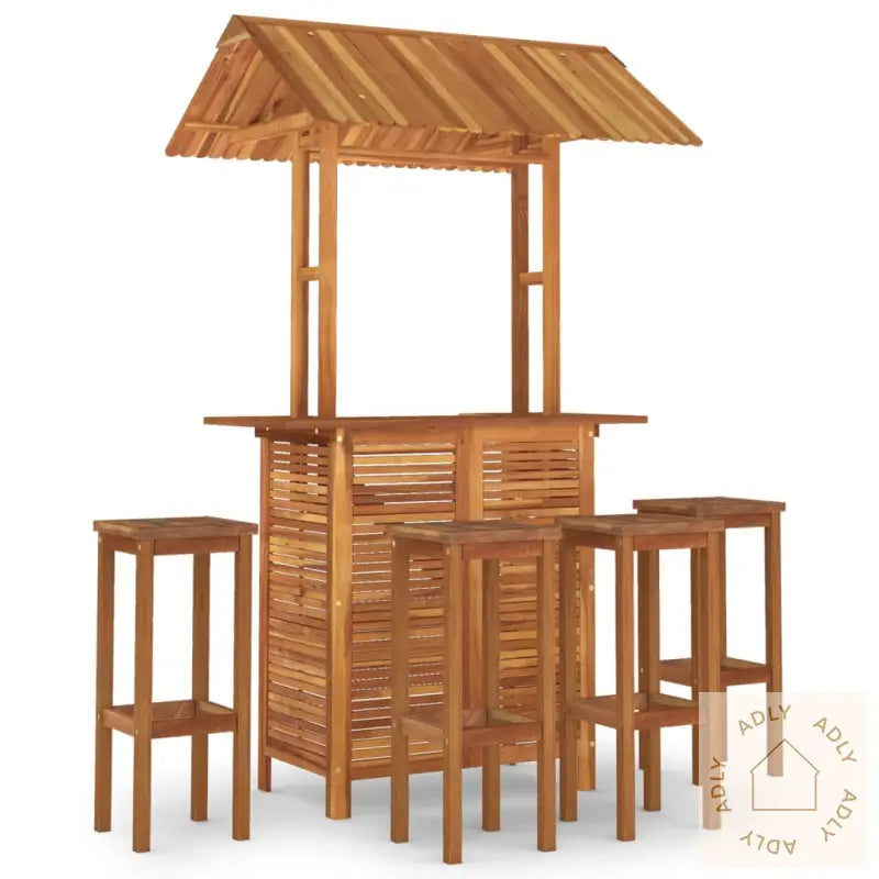 Hagebarsett 5 Deler Heltre Akasie