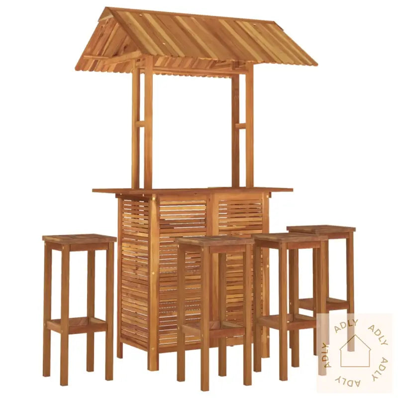 Hagebarsett 5 Deler Heltre Akasie