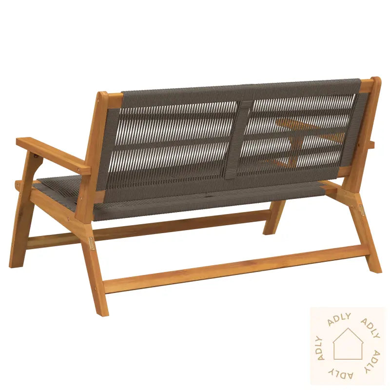 Hagebenk Grå 76X122X73 Cm Solid Akasietre