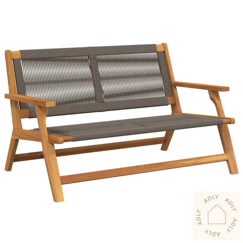 Hagebenk Grå 76X122X73 Cm Solid Akasietre