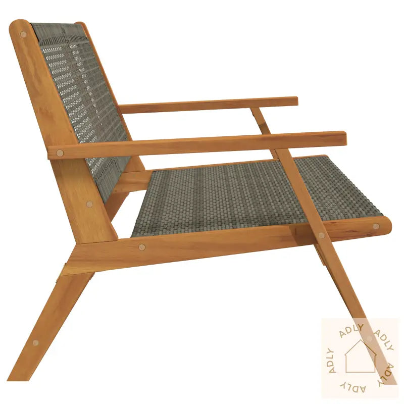 Hagebenk Grå 122X76X73.5 Cm Solid Akasietre