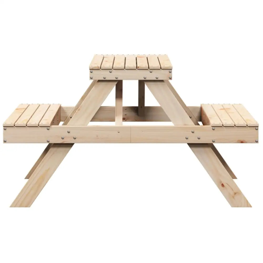 Hagebord i heltre furu perfekt for hage og terrasse - Hagebord