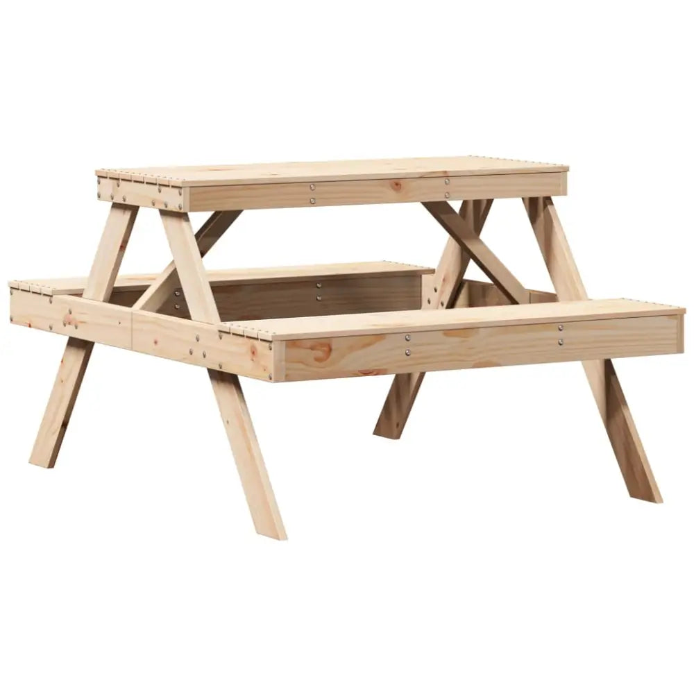 Hagebord i heltre furu perfekt for hage og terrasse - Hagebord