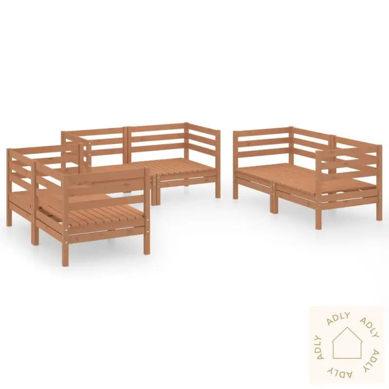 Hagesofagruppe 6 Deler Honningbrun Heltre Furu