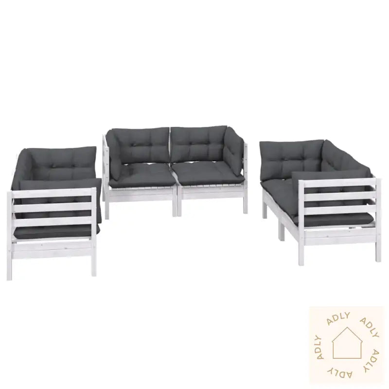 Hagesofagruppe Med Puter 6 Deler Heltre Furu