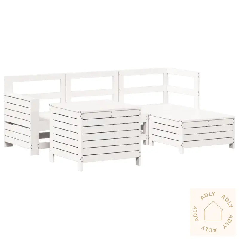 Hagesofagruppe 5 Deler Hvit Heltre Furu