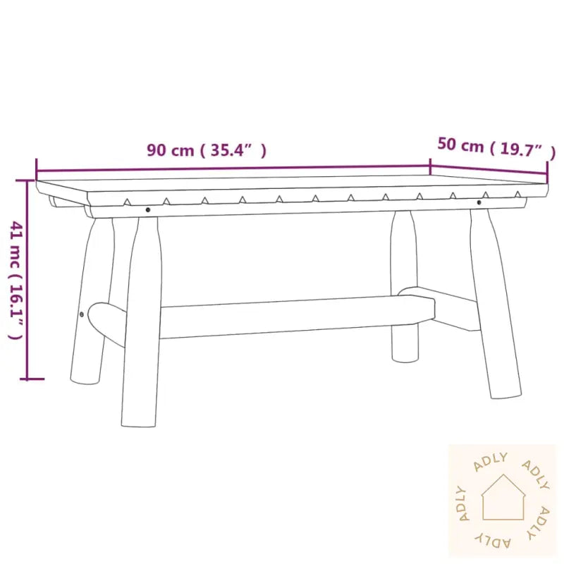 Hagemøbelsett 5 Deler Heltre Gran