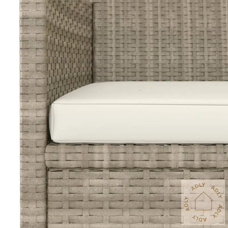 Hagestol- Og Krakksett 4 Deler Polyrotting Beige