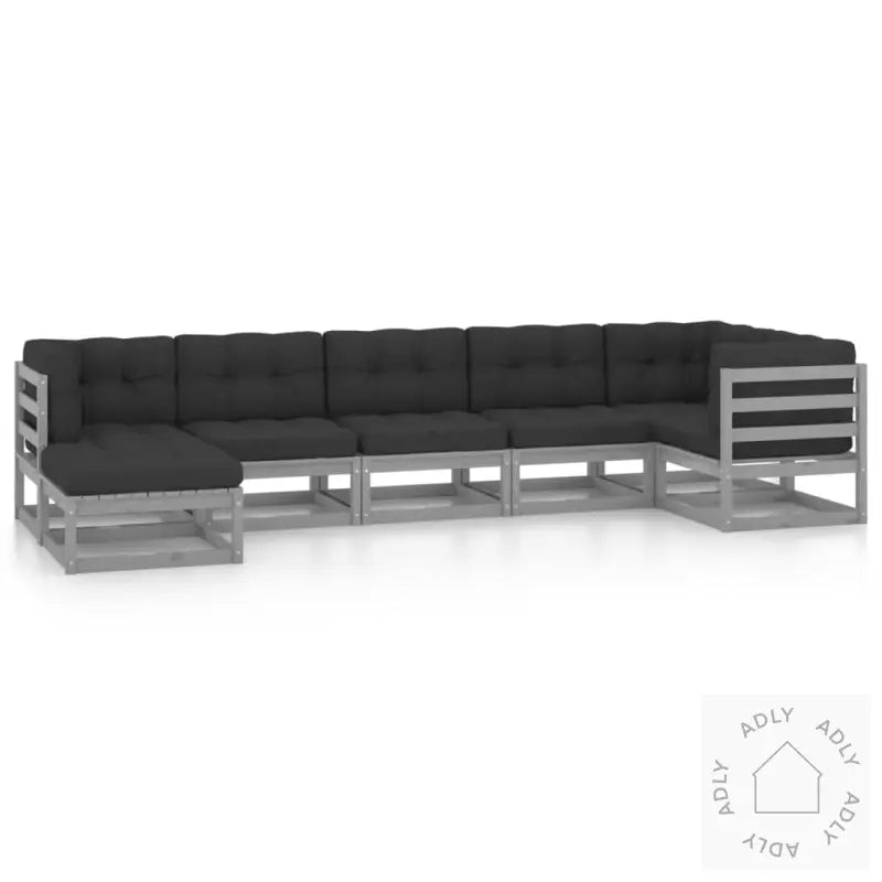 Hagesofagruppe Med Puter 7 Deler Heltre Furu