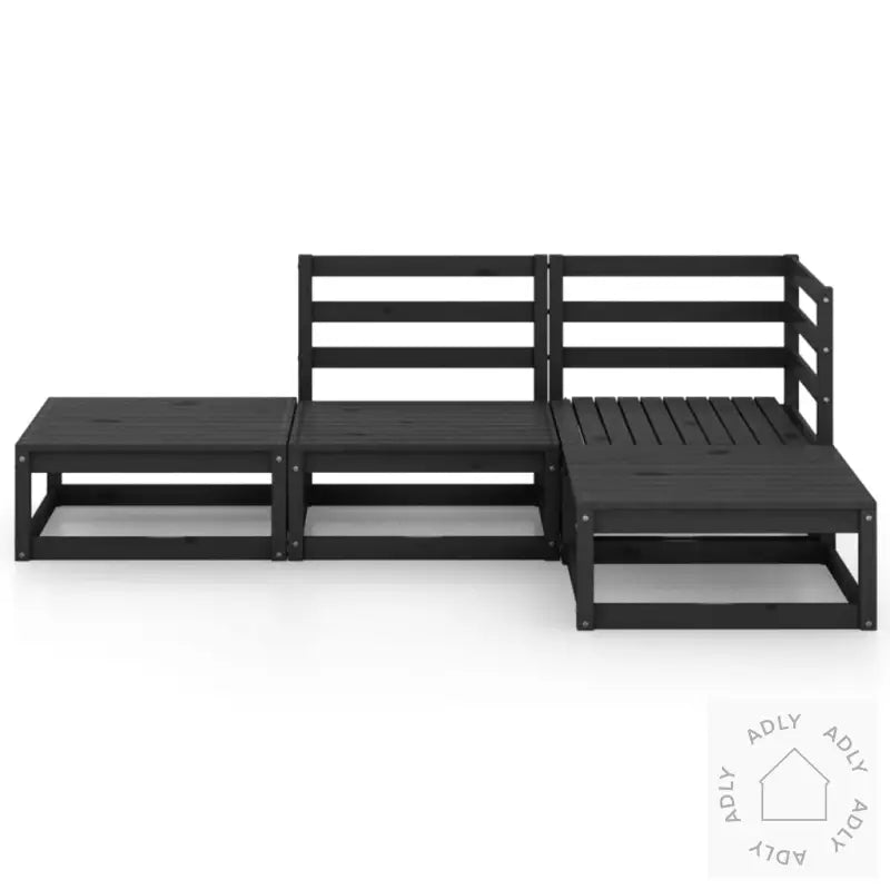 Hagesofagruppe 4 Deler Svart Heltre Furu
