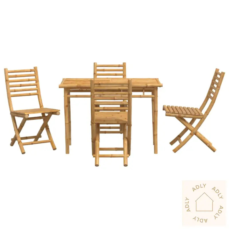 Hagespisegruppe 5 Seler Bambus