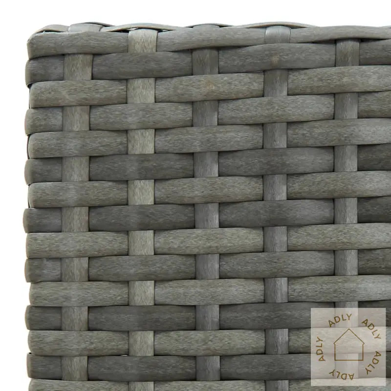 Barsett Til Hage Med Puter 7 Deler Polyrotting Grå