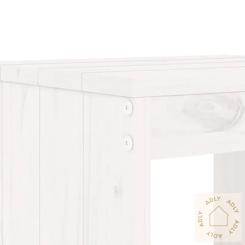 Hagebarsett 5 Deler Hvit Heltre Furu