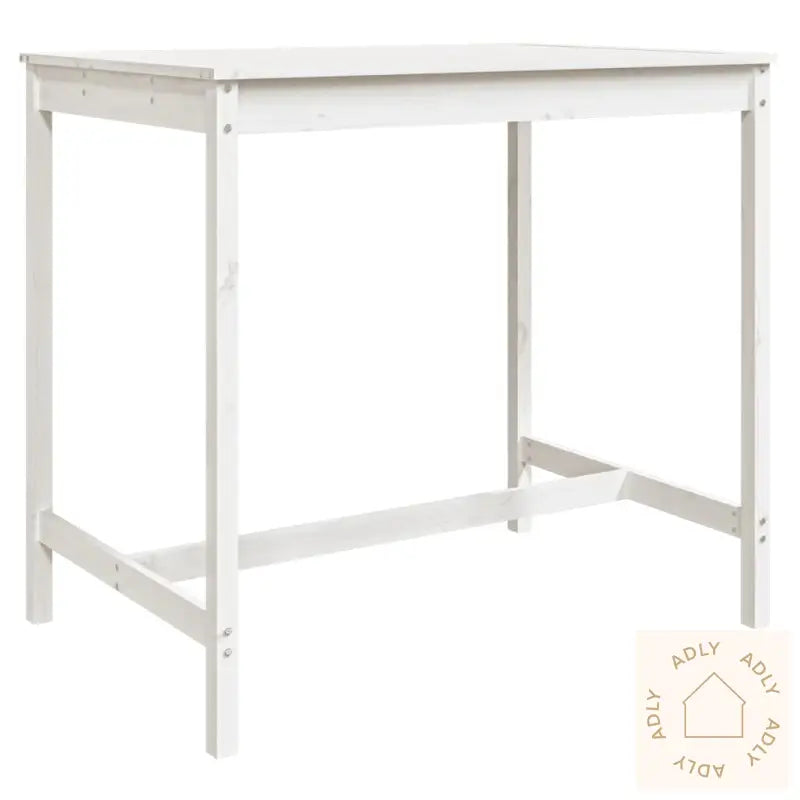 Hagebarsett 5 Deler Hvit Heltre Furu