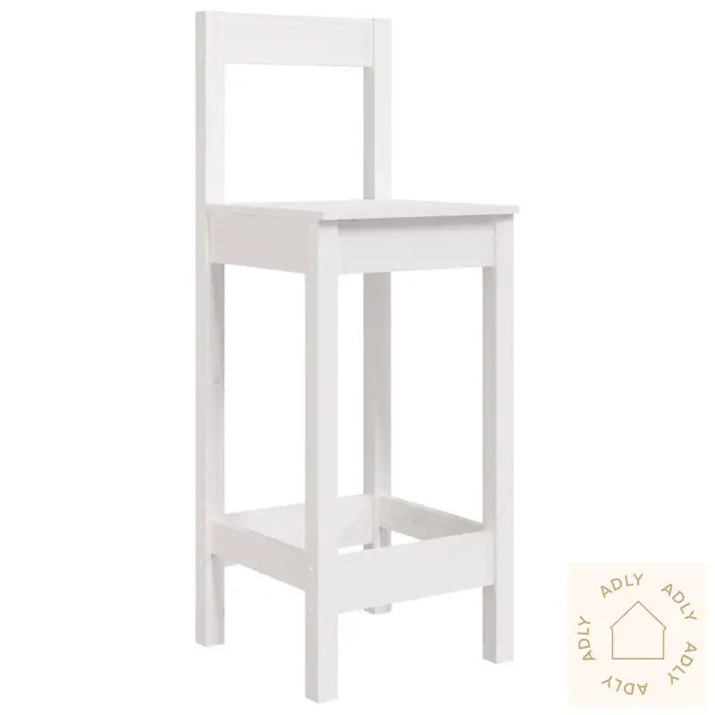 Hagebarsett 3 Deler Hvit Heltre Furu