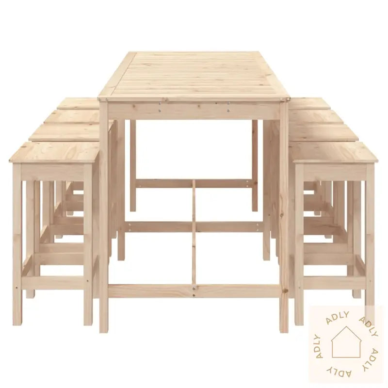 Hagebarsett 9 Deler Heltre Furu