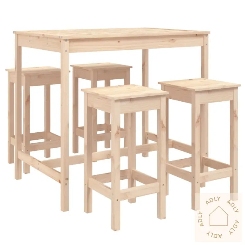 Hagebarsett 5 Deler Heltre Furu