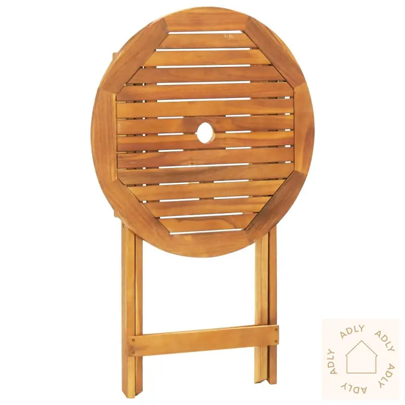 Bistrosett 3 Deler Kremhvit Stoff Og Heltre