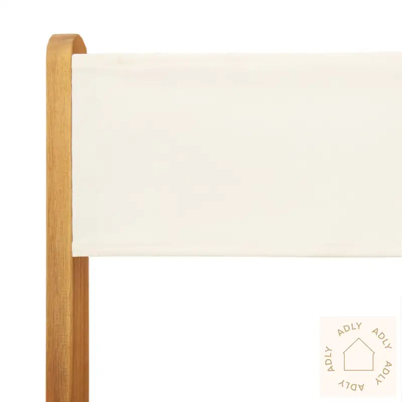 Bistrosett 3 Deler Kremhvit Stoff Og Heltre