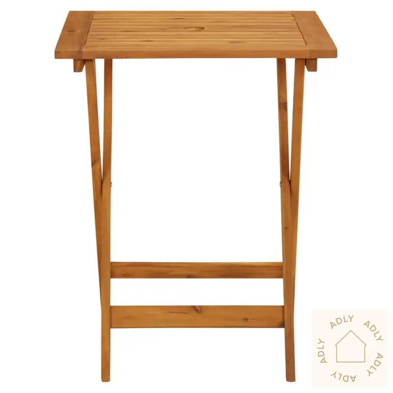 Bistrosett 3 Deler Grå Polyrotting Og Heltre