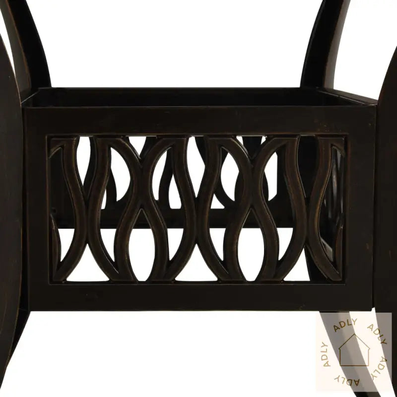 Bistrosett 3 Deler Støpt Aluminium Bronse