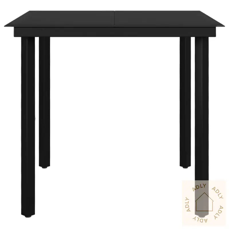 Hagespisegruppe Med Puter 3 Deler Polyrotting Og Glass