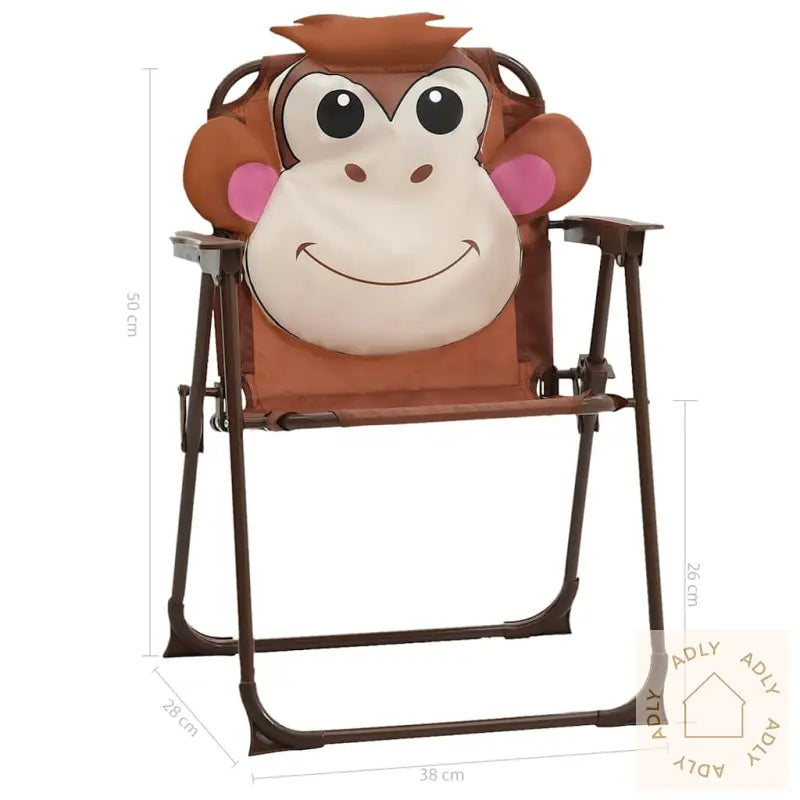 Hagegruppe Til Barn Med Parasoll 3 Deler Brun