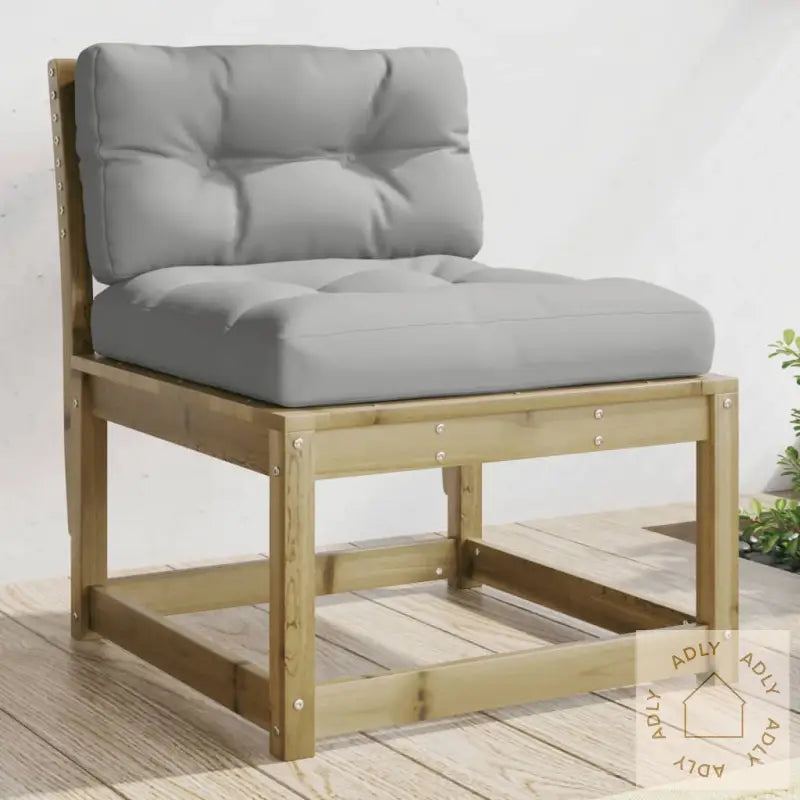 Hagesofaer Med Puter 2 Stk Impregnert Tre