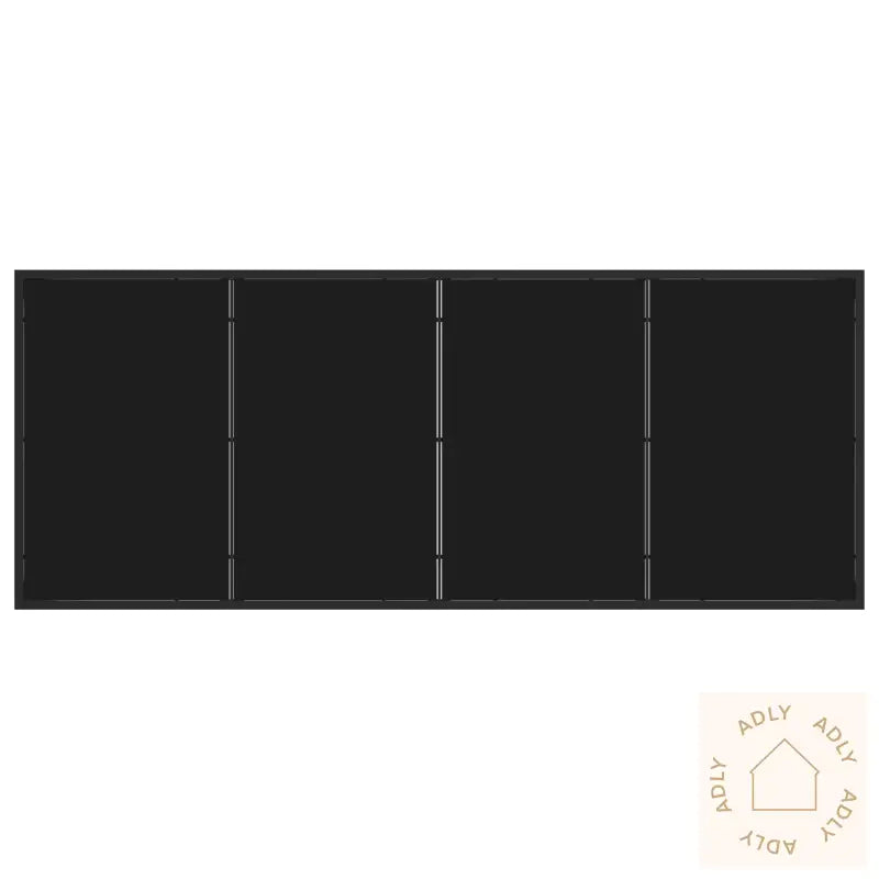 7 Delt Hagedining Sett Med Puter Brun Poly Rott