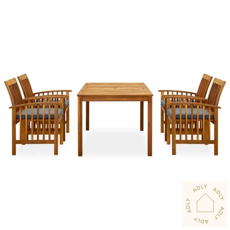 Hagespisegruppe Med Puter 5 Deler Heltre Akasie