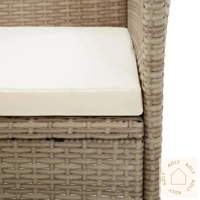 Utendørs Spisestue 3 Deler Beige