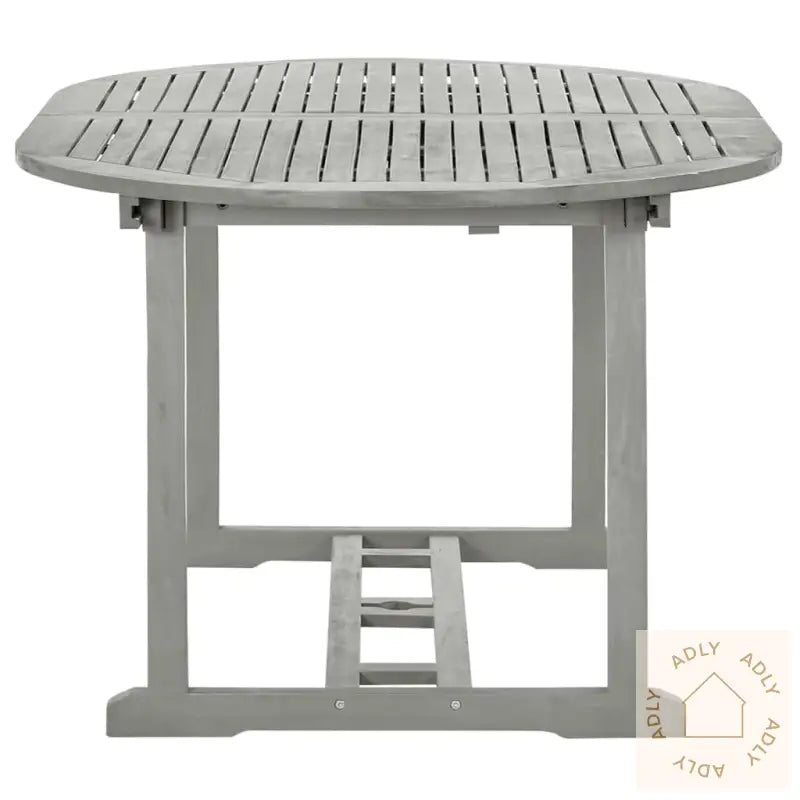 Utendørs Spisestue 5 Deler Heltre Akasie Grå