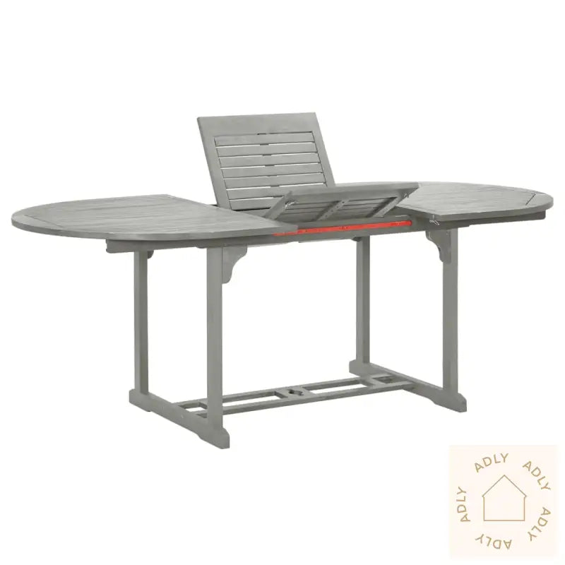 Utendørs Spisestue 5 Deler Heltre Akasie Grå