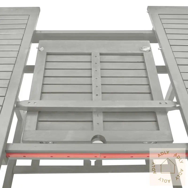 Utendørs Spisestue 5 Deler Heltre Akasie Grå