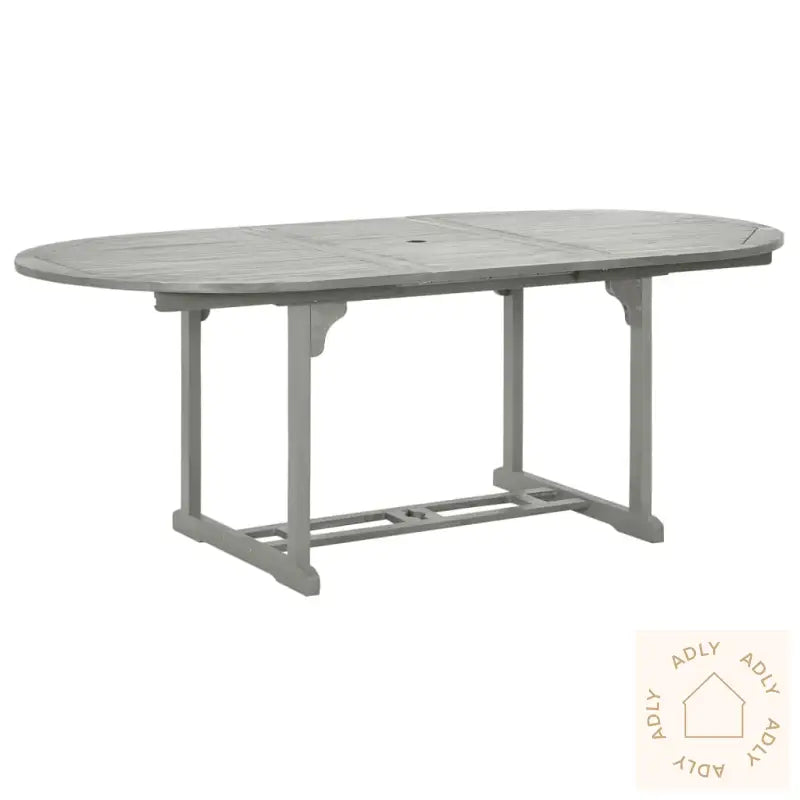 Utendørs Spisestue 5 Deler Heltre Akasie Grå