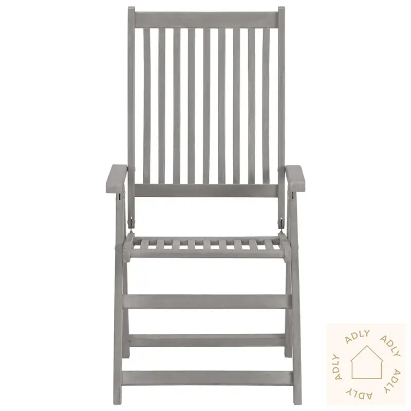 Utendørs Spisestue 5 Deler Heltre Akasie Grå