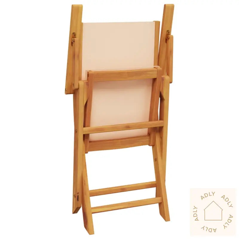 Hagespisegruppe 5 Deler Beige Stoff Og Heltre