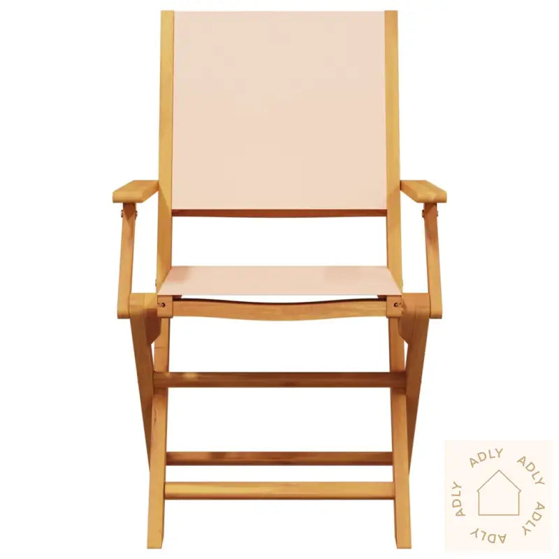 Hagespisegruppe 5 Deler Beige Stoff Og Heltre