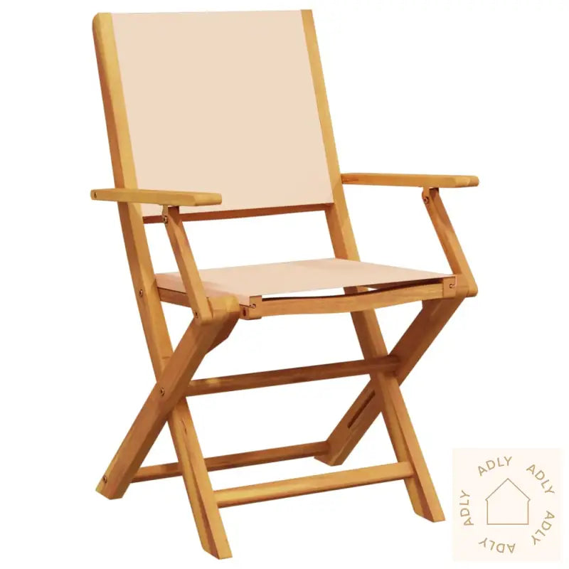 Hagespisegruppe 7 Deler Beige Stoff Og Heltre