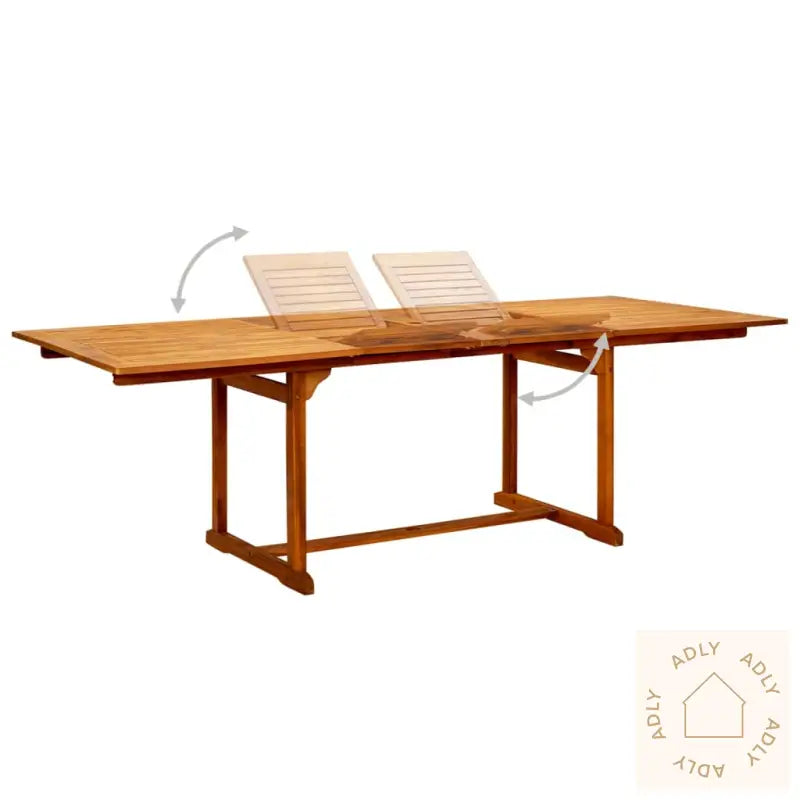 Utendørs Spisestue 9 Deler Heltre Akasie