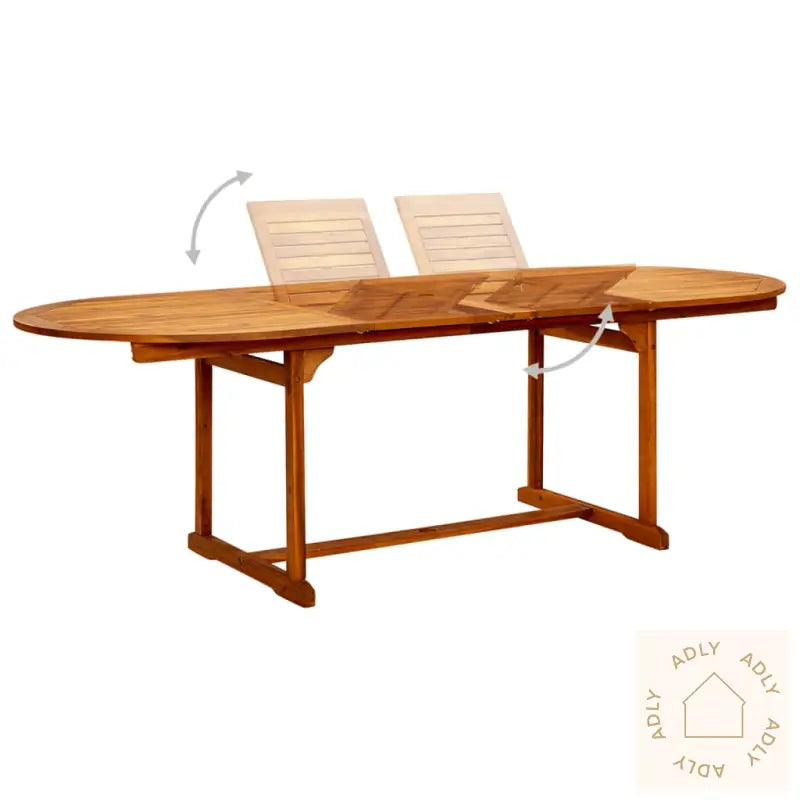 Utendørs Spisestue 9 Deler Heltre Akasie