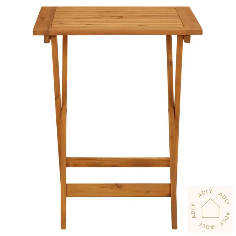 Bistrosett 3 Deler Kremhvit Stoff Og Heltre