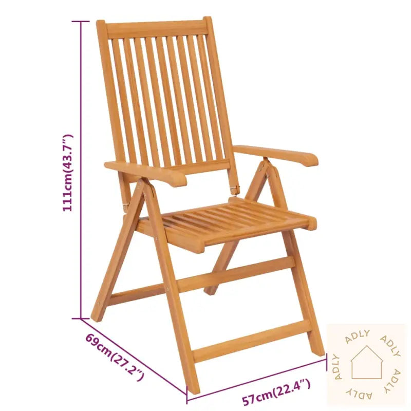 Utendørs Spisestue 7 Deler Heltre Akasie