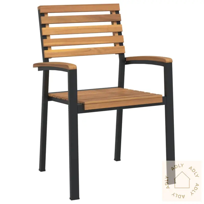 Hagespisegruppe 9 Deler Heltre Akasie Og Metal