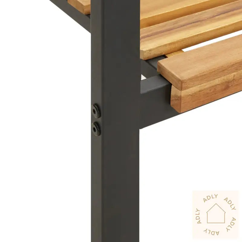 Hagespisegruppe 9 Deler Heltre Akasie Og Metal